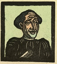 illustration of English tales, folk tales, and ballads. A man