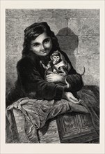 TWO LITTLE MONKEYS, BY MRS. ELIZABETH MURRAY, IN THE EXHIBITION OF THE SOCIETY OF FEMALE ARTISTS