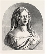 BUST OF THE LATE DUCHESS OF KENT, BY MARY THORNYCROFT, EXECUTED FOR HER MAJESTY IN 1847