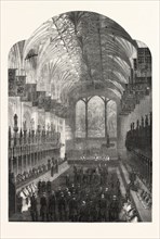 THE FUNERAL OF THE LATE DUCHESS OF KENT: THE CHOIR OF ST. GEORGE'S CHAPEL