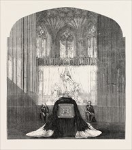 FUNERAL OF THE LATE DUCHESS OF KENT: THE ANTE-CHAPEL, ST. GEORGE'S CHAPEL, WINDSOR, UK