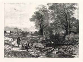 IN THE NORTH COUNTRIE, BY T. CRESWICK, R.A IN THE EXHIBITION OF THE ROYAL ACADEMY, UK