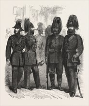 THE UNIFORM OF THE 1ST SURREY RIFLES.