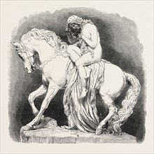 LADY GODIVA (SCULPTURE), BY J. THOMAS, IN THE EXHIBITION OF THE ROYAL ACADEMY
