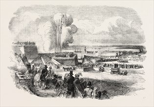 SIEGE OPERATIONS AT CHATHAM: SPRINGING A MINE, 1854