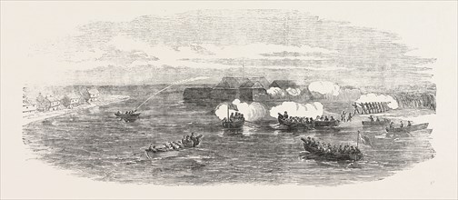 BOAT ATTACK AT THE SULINEH MOUTH OF THE DANUBE, 1854
