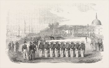 HONOURS PAID TO THE REMAINS OF CAPTAIN HYDE PARKER, BY THE ENGLISH, FRENCH, AND TURKISH TROOPS,