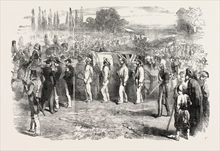FUNERAL OF CAPTAIN PARKER, AT THE CHAMP DES MORTS, AT PERA