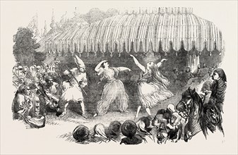 MARRIAGE OF THE SULTAN'S DAUGHTER, FETE AT BALTALIMAN, 1854