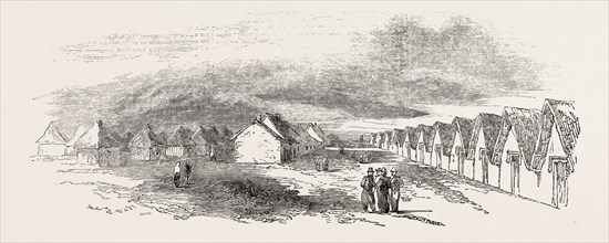 SKETCH OF A PORTION OF THE CAMP AT ST. OMER, 1854