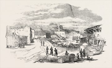 RUINS AT VARNA, AFTER THE FIRE, 1854