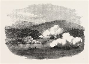 BOAT ATTACK, BY H.M.S. GORGON, ON ONE OF THE ALAND ISLES