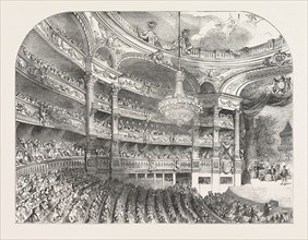 INTERIOR OF THE GRAND OPERA-HOUSE, AT PARIS, FRANCE, 1854