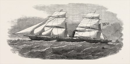 THE NEW SCREW STEAMER BARWON, 1854