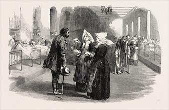 SISTERS OF CHARITY (ST. BENOIT), IN THE NEW HOSPITAL, AT PERA. 1854