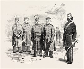 RUSSIAN PRISONERS AT SCHUMLA, 1854