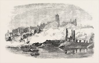 REMAINS AT GATESHEAD, SITE OF THE EXPLOSION, 1854