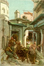 A street in the Casbah, Algiers, 1885