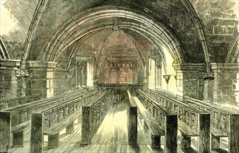 Aberdeen, East Church, The Crypt, 1885, UK