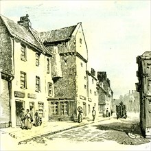 Aberdeen, Mar's Castle, Gallowgate 1885, UK