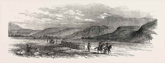 THE CRIMEAN WAR: RUSSIAN PRISONERS, ON THE FIELD OF ALMA, 1854