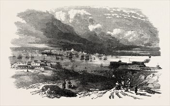 THE CRIMEAN WAR: SEBASTOPOL, SKETCHED FROM FORT CONSTANTINE, 1854