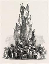 THE GRAND MILITARY TROPHY, AT THE CRYSTAL PALACE, 1854