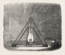 PENDULUM-ROOM AT THE BOTTOM OF THE HARTON COAL-PIT, 1854