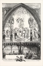 ALLEGORICAL PICTURE, BY ABSOLON AND FENTON, PAINTED FOR THE INAUGURATION DINNER OF THE LORD MAYOR,