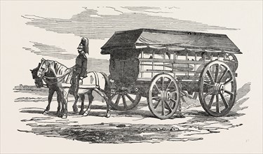 THE CRIMEAN WAR: ELECTRIC TELEGRAPH FOR THE SEAT OF WAR: THE WAGGON, 1854