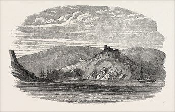 THE CRIMEAN WAR: ENTRANCE TO BALACLAVA HARBOUR, 1854