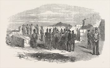 THE CRIMEAN WAR: THE QUARRIES FIELD, HEADQUARTERS OF LORD RAGLAN, OFF SEBASTOPOL, 1854