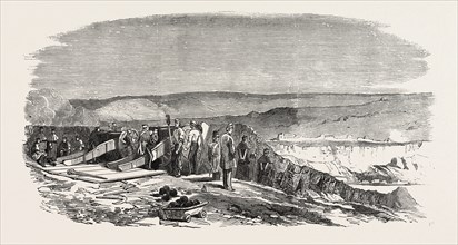 THE CRIMEAN WAR: THE ALLIED TROOPS PREPARING TO SILENCE INKERMAN, 1854