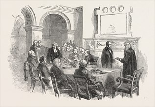 TRIAL OF THE PYX, AT THE OFFICE OF THE COMPTROLLER-GENERAL OF THE EXCHEQUER, WHITEHALL, LONDON, UK,