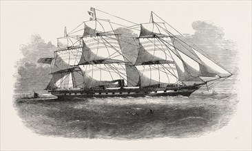 THE CRIMEAN WAR: THE SCREW STEAMSHIP PRINCE, WRECKED OFF BALACLAVA HARBOUR, 1854