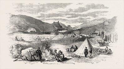 THE CRIMEAN WAR: BALACLAVA, THE SCENE OF THE SUCCESSFUL CAVALRY CHARGE, 1854