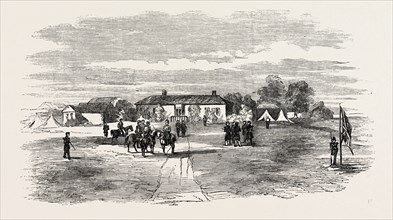 THE CRIMEAN WAR: HEADQUARTERS OF LORD RAGLAN, NEAR BALACLAVA, 1854