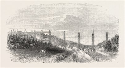 THE CRUMLIN VIADUCT, ON THE WESTERN VALLEY RAILWAY, 1854, UK