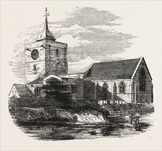 PONTELAND CHURCH, NORTHUMBERLAND, 1854