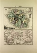 MAP OF THE DEMOCRATIC REPUBLIC OF THE CONGO, LA RÃâUNION, DAHOMEY AND OBOCK, 1896