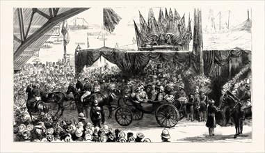 THE TOUR OF THE CZAREVITCH IN INDIA, HIS IMPERIAL HIGHNESS'S ARRIVAL AT BOMBAY