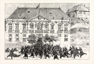 THE MILITARY REVOLT AT OPORTO: THE GOVERNMENT TROOPS TAKING THE CAMARA, THE RESIDENCE OF THE MAYOR,