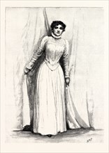 THE IBSEN PERFORMANCES IN LONDON: Miss Florence Farr as Rebecca West in Rosmersholm. UK