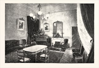 THE QUEEN'S VISIT TO GRASSE, THE ROYAL APARTMENTS IN THE GRAND HOTEL: HER MAJESTY'S DRAWING ROOM,