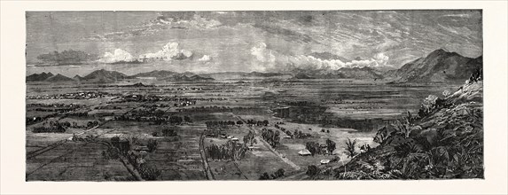 THE DISASTER TO BRITISH TROOPS IN MANIPUR, NORTHERN INDIA, THE SCENE OF THE FIGHTING: GENERAL VIEW