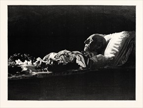 THE LATE COUNT VON MOLTKE LYING IN STATE IN THE PALACE OF THE GENERAL STAFF, BERLIN, GERMANY
