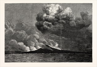 ERUPTION OF MOUNT VESUVIUS IN 1872