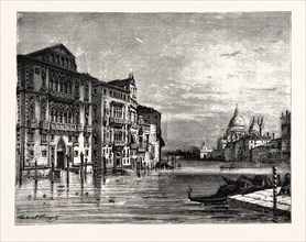 ON THE GRAND CANAL, VENICE.