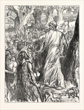DRUIDS INCITING THE BRITONS TO OPPOSE THE LANDING OF THE ROMANS