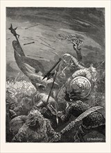 DEATH OF HAROLD AT THE BATTLE OF HASTINGS